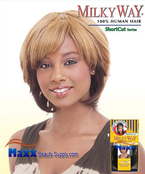 MilkyWay Human Hair Weave Short Cut Series - SG-10PCS